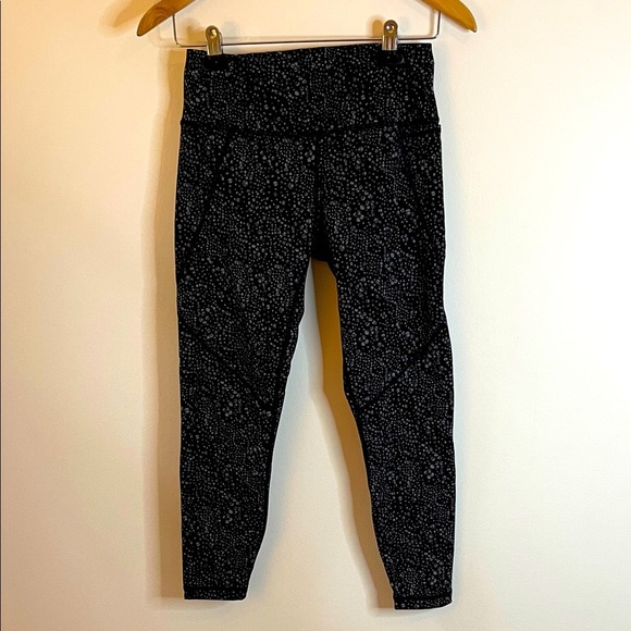 Sweaty Betty Bestselling Power Leggings Celestial Dot Black Size S | 7/8 Crop - Picture 2 of 6